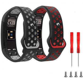 TOPsic Garmin Vivosmart HR Correa, Accesorios banda de Reloj de Silicona suave Ajustable Reemplazo diseñado para Garmin Vivosmart HR Smart Sport reloj