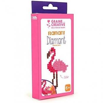 Kit de Pintura con Diamantes - Flamenco Rosa