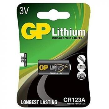 Maxell CR123A-B1 GP - Pila recargable 3 V