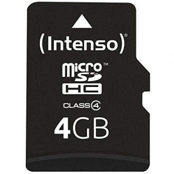 Intenso microsdhc memory card, class 4, 4 gb