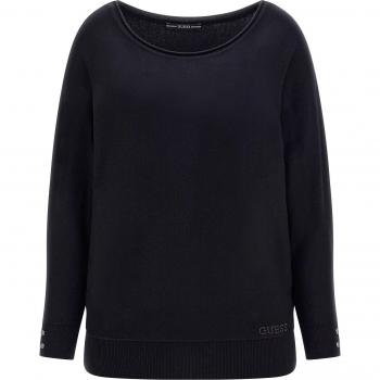 Guess Adele Bat Sleeve Black Sweater