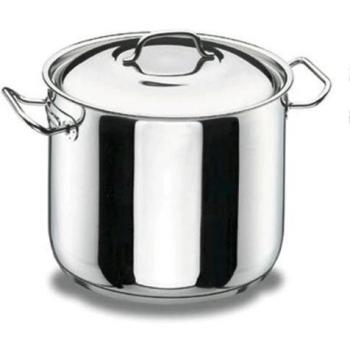 Lacor - 72125 - Olla Super Alta Con Tapa Profesional 24 cm Inox
