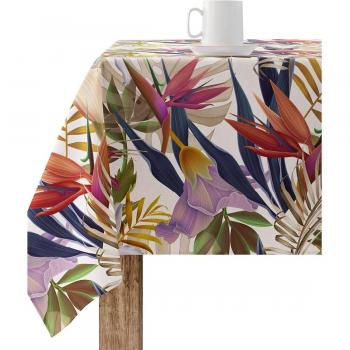Mantel antimanchas MUARÉ - Modelo BL Belum Erea 84 Resinado para Mesa Rectangular