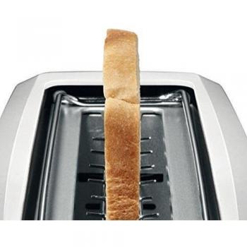 Tostadora Bosch CompactClass TAT3A001, 980W, Ranura Extra Ancha, Blanco