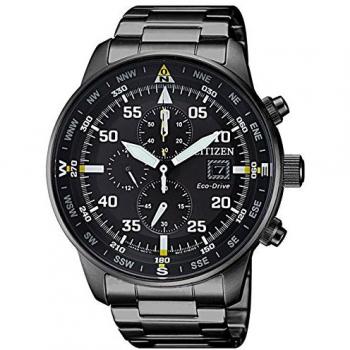 Reloj de Hombre Citizen Eco-Drive Chronógrafo CA0695-84E, 44mm, Acero Inoxidable, Negro, Resistencia al Agua 10 ATM