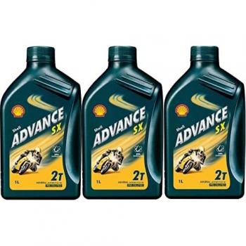 Aceite de motor Shell Advance SX2 1L para scooter 2T mineral