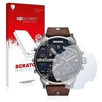 upscreen Protector Pantalla Compatible con Diesel DZ7314 Mr. Daddy Película Protectora – Transparente, Anti-Huellas