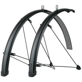 Juego de guardabarros SKS Bluemels Stingray 28, negro mate / gris 45 mm,