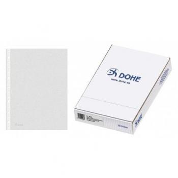 Dohe Premium - Pack de 100 fundas multitaladro, A4,