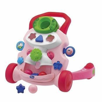 Andador Correpasillos Chicco Primeros Pasos Musicales Rosa 2 en 1