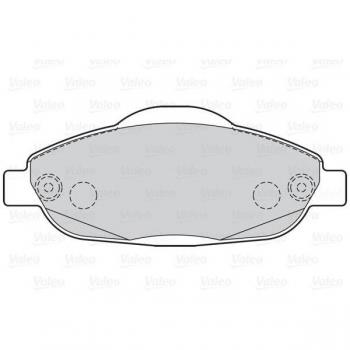 Pastillas de freno VALEO 302215 para PEUGEOT 308 y 3008 (Juego de 4)