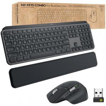 Logitech MX Keys Combo for Business Gen 2 - Teclado y Ratón inalámbricos