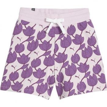 Short Puma Essentials+ Blossom 5 AOP Mujer Lila