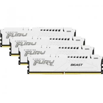 Kingston FURY Beast White DDR5 5200MHz 64GB 4x16GB CL40