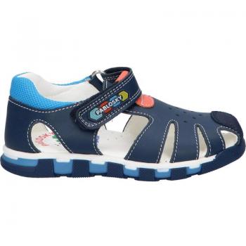 Sandalias de Niño Pablosky 161221 BLEU, color azul, modelo 016121, diseño cómodo y ligero, suela antideslizante, ajuste con velcro