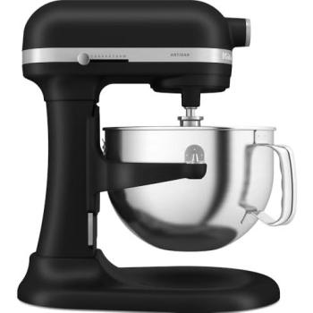 KitchenAid Batidora Amasadora Artisan 375W - Robot de Cocina Multifunción con Bol Elevable de Acero Inoxidable de 5,6L - Color Crema