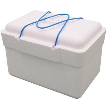 Nevera Portátil de Corcho y Poliestireno 13L - Pack de 6 Unidades, Ligera y Resistente para Playa, Senderismo y Acampada