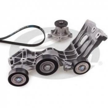 GATES Bomba de agua + kit de correa poli V KP25PK1765