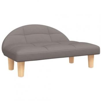 Cama para perros de tela gris taupe 70x52x30 cm vidaXL