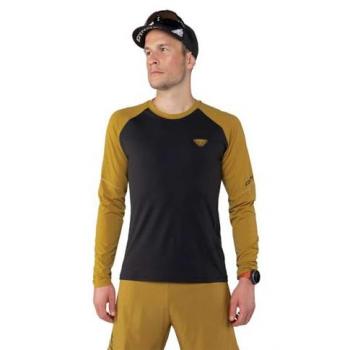 Camiseta de Manga Larga Dynafit Alpine Pro Negro Amarillo Pálido - Talla L