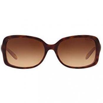 Ralph by Ralph Lauren Women's 0RA5130 159613 Sunglasses, Tortoise/Violet/Browngradient, 58