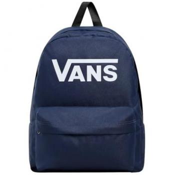 Mochila Vans Old Skool Print Azul Marino/Blanco Unisex 22L con Logo Casual