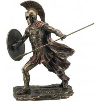 griechicher de Aquiles de guerrero Troja nischem Guerra Escultura Bronce