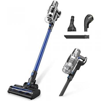 Proscenic P11 Animal Aspiradora sin Cable, con Cepillo para Mascotas, Potente 26000Pa, Pantalla Táctil, Autonomía hasta 45 mins, Flexible 180º, Luz LED, para Suelo/Alfombra/Cortina/Pelo de Mascota