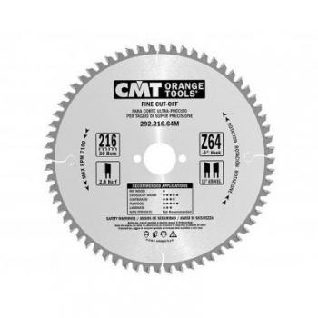 Sierra Circular CMT 200mm x 2.8mm x 30mm con 48 Dientes ATB a 15 Grados