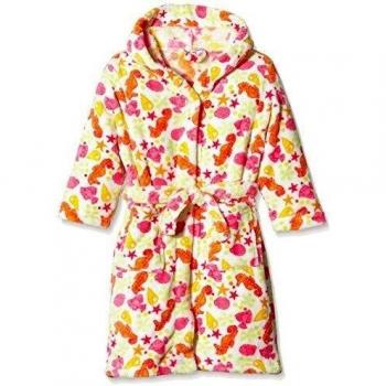 Playshoes Kuschelweicher Fleece-Bademantel, Morgenmantel Meerjungfrau, Oeko-Tex 100 - Bata para niñas, Multicolor