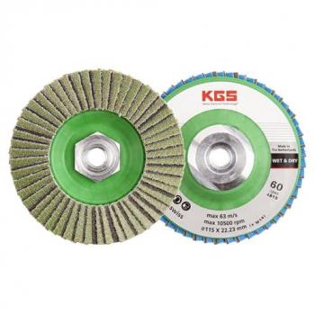 Discos Abrasivos Diamantados Hybrid T KGS D.115 Eje-22 Grano 60 para Granito y Mármol
