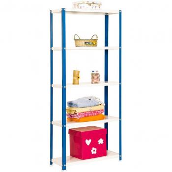 Estantería SIMONHOME CLASSIC PLUS 5/300 AZUL/BLANCO - 402100204181035 - Simon Rack