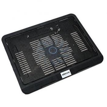 KKmoon Computadora de refrigeración USB Marco Enfriador del radiador Silent fino con luz LED azul para 13En a 15 pulgadas portátil portátil
