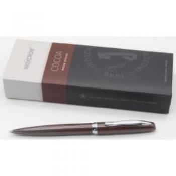 Bolígrafo Inoxcrom Prime Spices Cocoa - Elegante instrumento de escritura en acero inoxidable con aroma a cacao