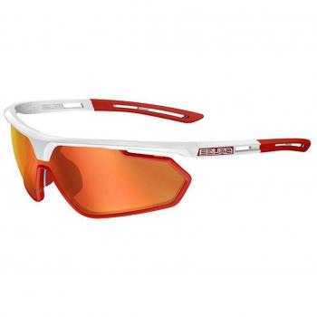 Salice 018 RWX White/Red Men's Sunglasses Red Standard Size