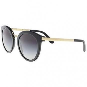 Dolce & Gabbana Women's 0DG4268 501/8G 52 Sunglasses, Black/Gradient