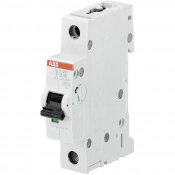Interruptor Automático Monofásico 1P 2A Curva Tipo B 6 kA ABB S201-B2 Montaje en Carril DIN
