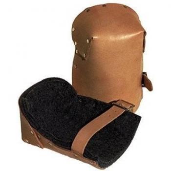 NATURAL PRO LEATHER KNEEPADS W/BUCKLE FA