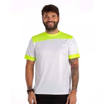Camiseta T-Shirt Vibor-a Black Mamba X Aniversario Blanco Amarillo Fluor
