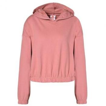 Kappa - Sudadera Jersey Mujer 222 Band 10 Vajolet Rosa Marrón M