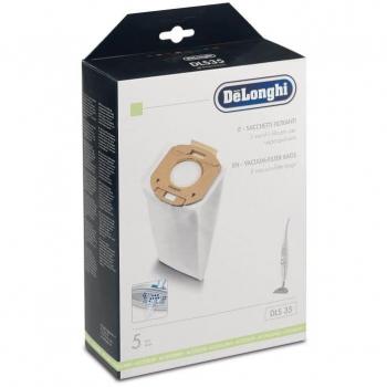 Bolsa de Microfibra De'Longhi DLS35 para Aspiradora Colombina - Paquete de 5 Piezas