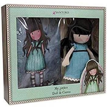 CYP BRANDS- Set de Regalo Muñeca y Lienzo, Multicolor