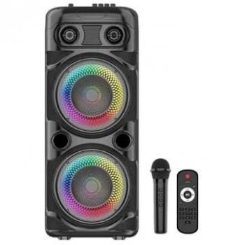Altavoz Karaoke Luminoso INOVALLEY KA123-XXL Bluetooth V5.0 75 cm 900 W Negro