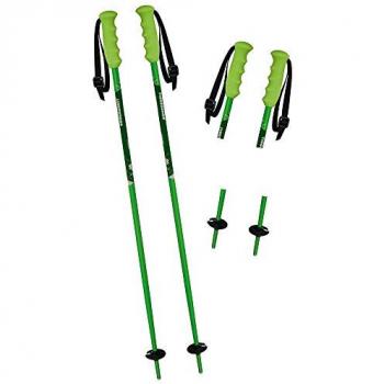 Bastones de esquí Komperdell EverGreen verdes infantiles (par) - 90 cm
