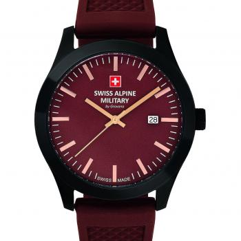Reloj Deportivo Suizo Militar 7055.1876 - 43mm - 10ATM - Marrón