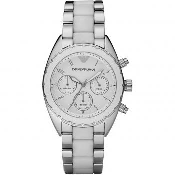 Armani Reloj analógico mujer acero - plateado