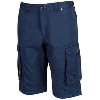 Regatta Men's Breathable Shorebay Vintage Look Cargo Shorts, Navy, Size: 40