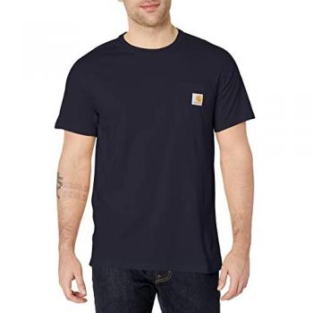 Carhartt Men's Force Flex Relaxed Fit Short Sleeve Pocket T-shirt - Navy - Size 2XL