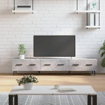 Soporte de TV de hormigón gris 150x36x30 cm madera multicapa