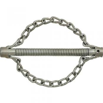 Cabezal de cadena KS Tools 900.2382 con cadena lisa, 2 cadenas Ø50mm, 32mm - Herramienta de limpieza de tuberías